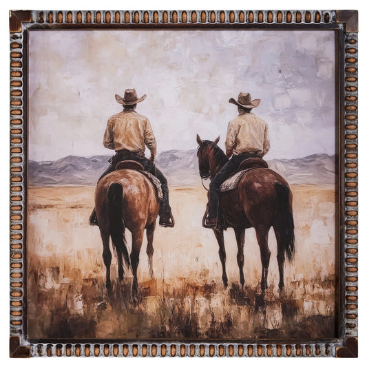 16" Wranglers at Dusk Framed Wall Art-sold separately