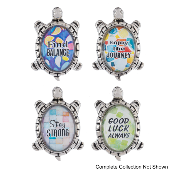 Lucky Little Turtle Figurine Charm- Assorted-sold separately