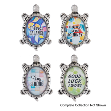 Lucky Little Turtle Figurine Charm- Assorted-sold separately