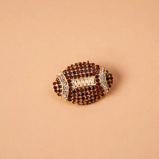 Timeless Brooch-Dazzle Football