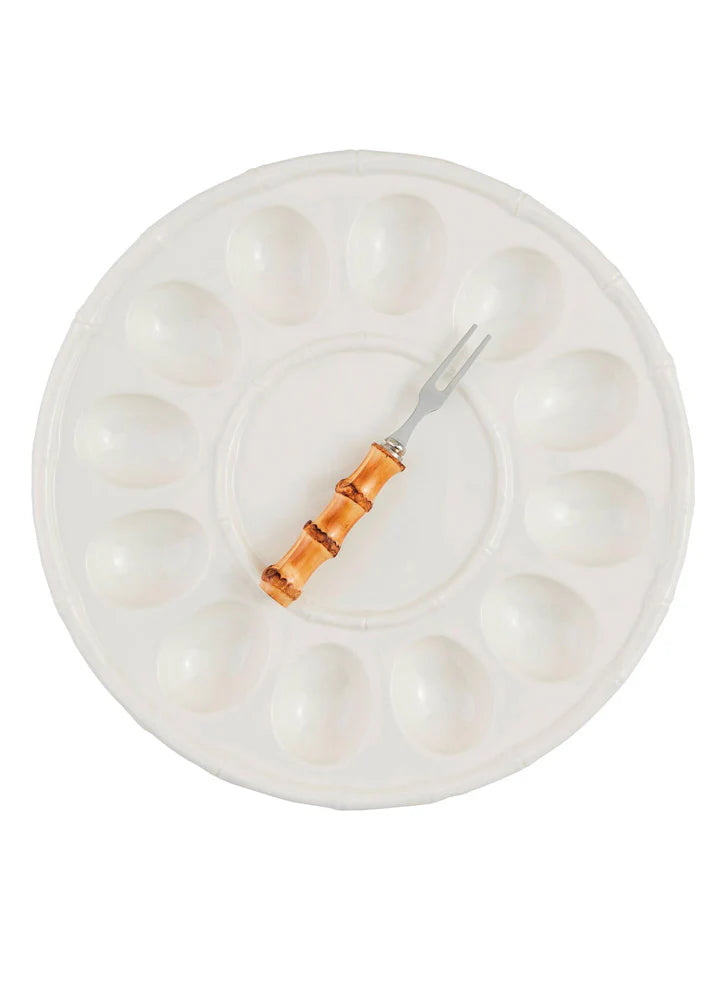 Bamboo Deviled Egg Tray