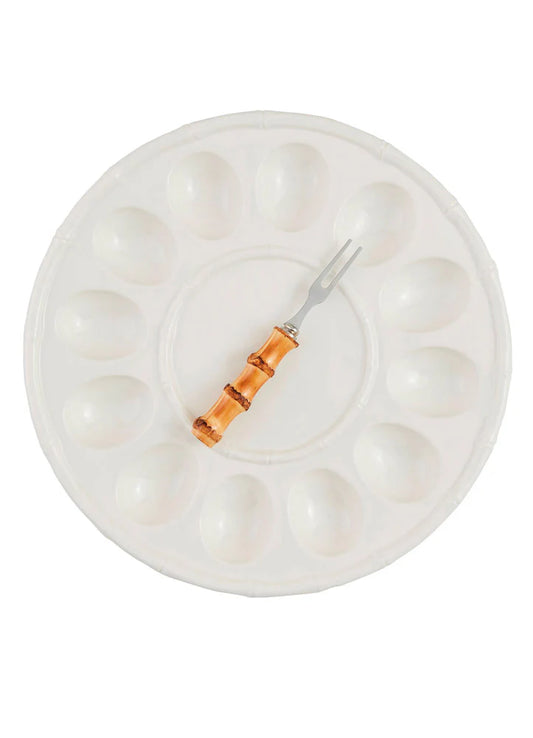 Bamboo Deviled Egg Tray