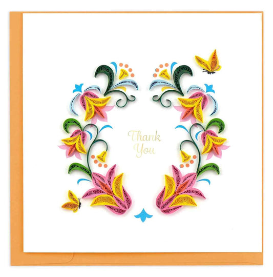 Thank You Flower Wreath