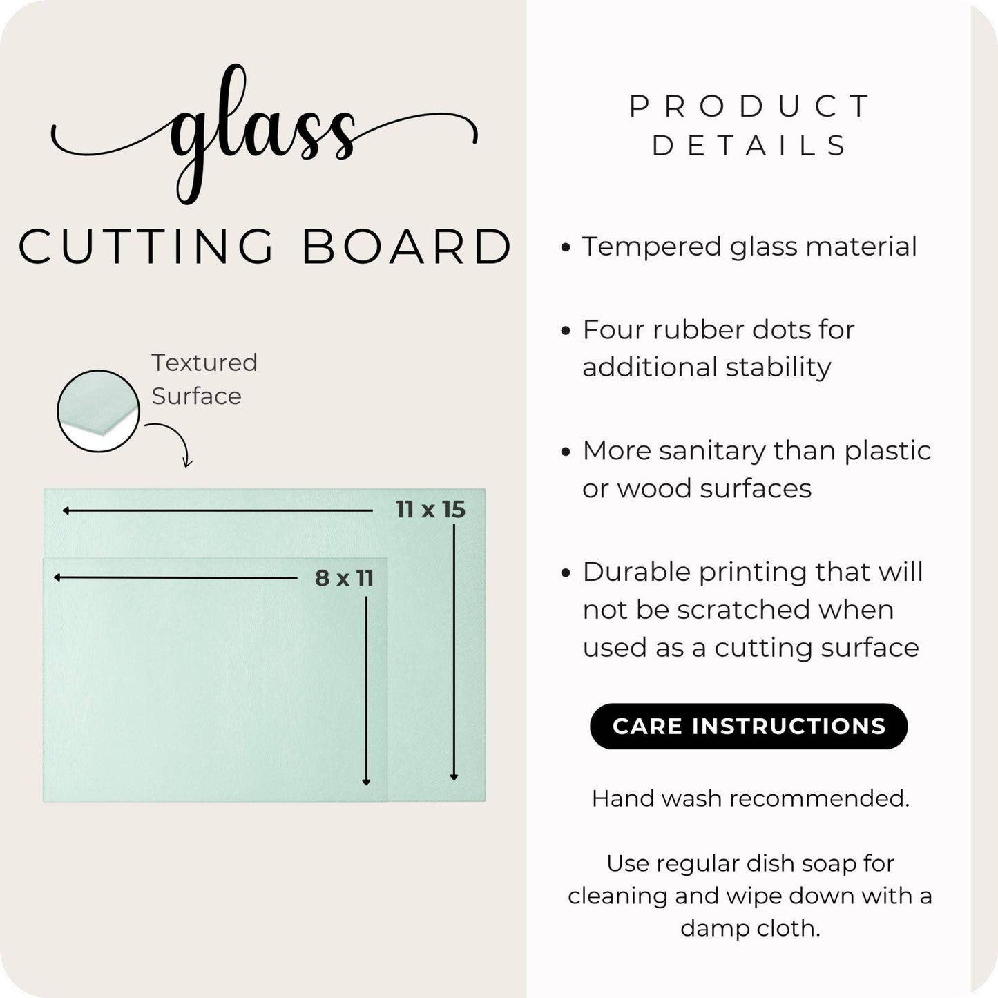Lighthouse Tempered Glass Nautical Kitchen Cutting Board: 11x15 inch