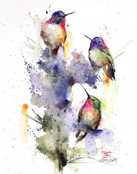 5 x 7" Greeting Card  'THREE'S COMPANY'