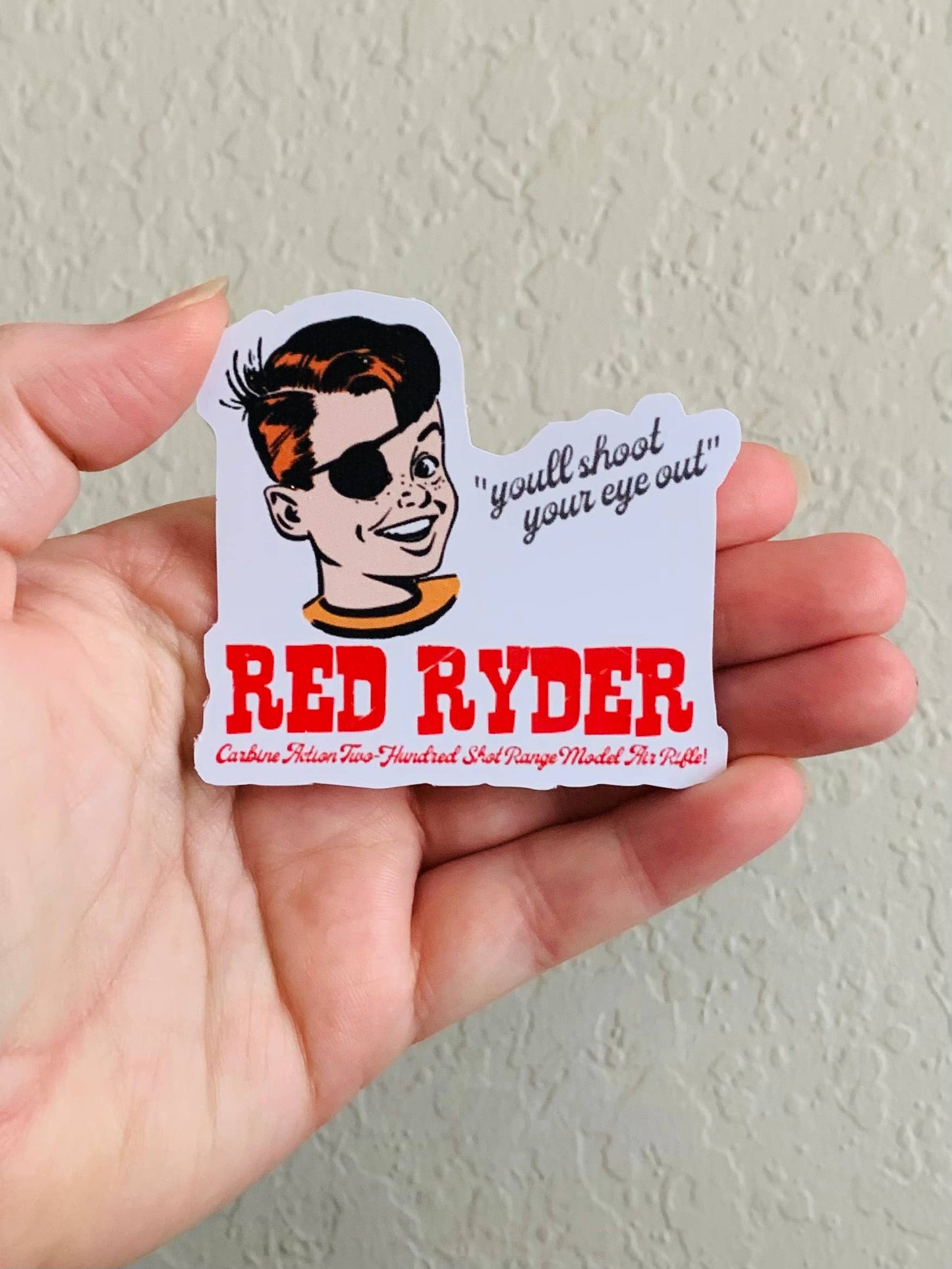 Oily Graphic Creations - Red Ryder- A Christmas Story Sticker/Magnet