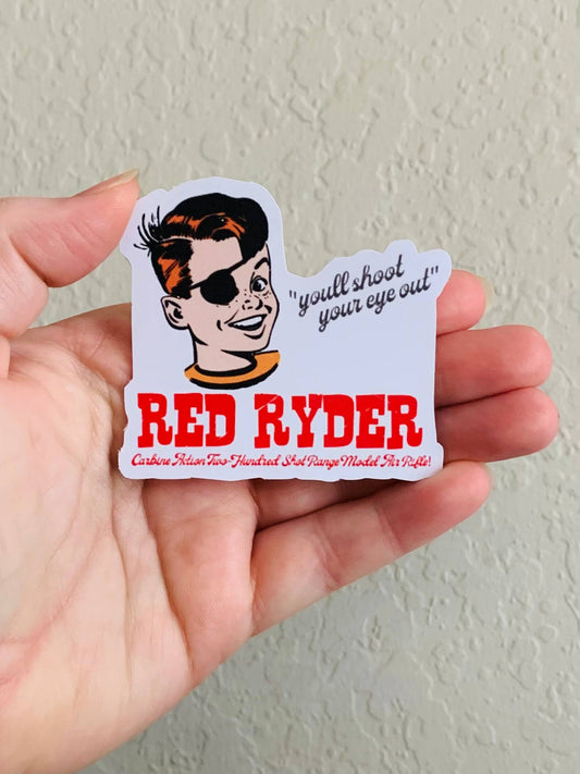 Oily Graphic Creations - Red Ryder- A Christmas Story Sticker/Magnet