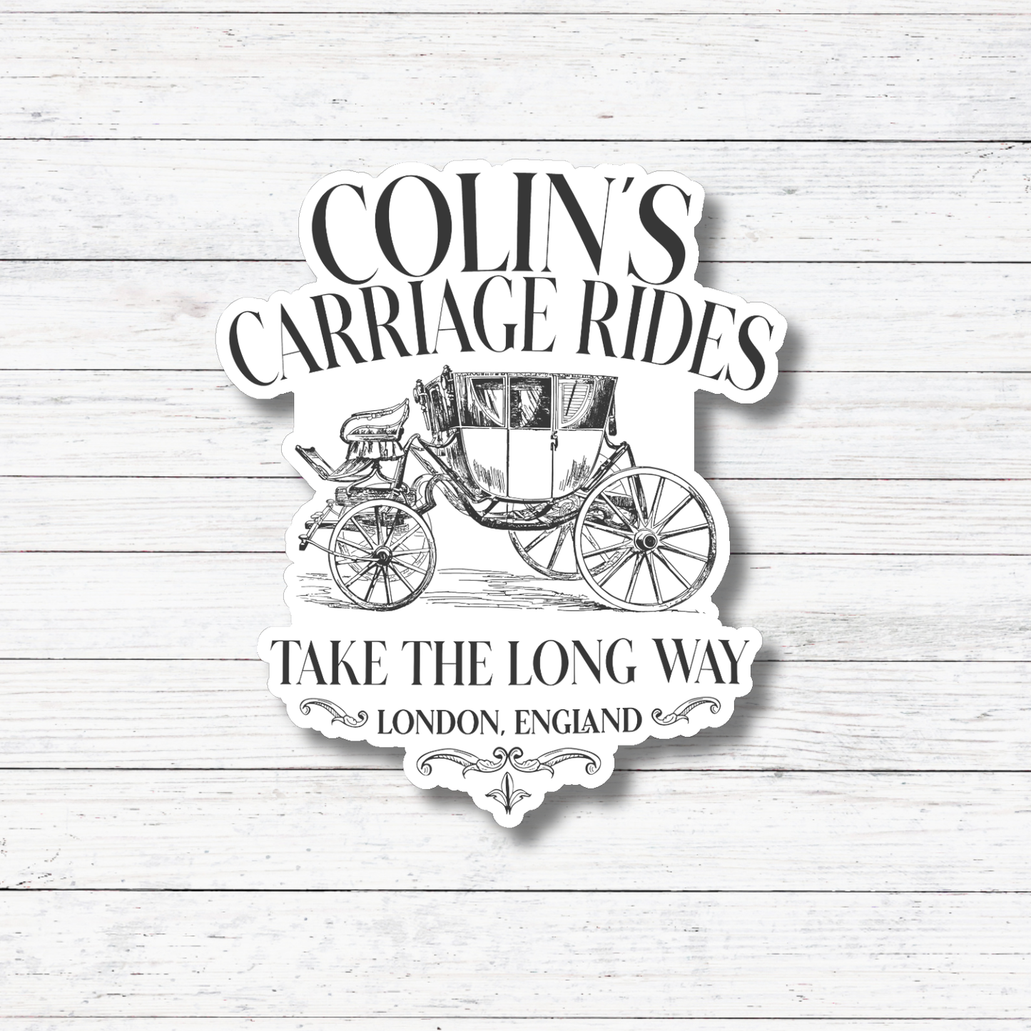 Oily Graphic Creations - Carriage Rides- Bridgerton Stickers/Magnet