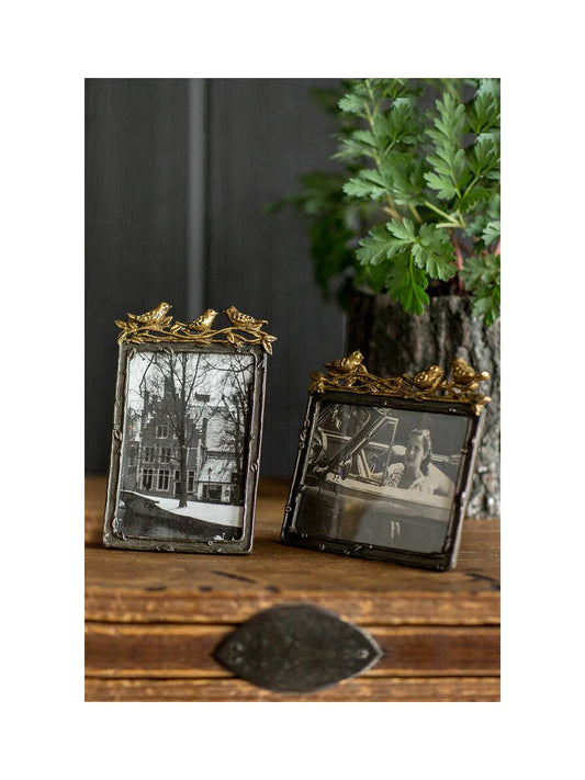 Bird Photo Frame Gold