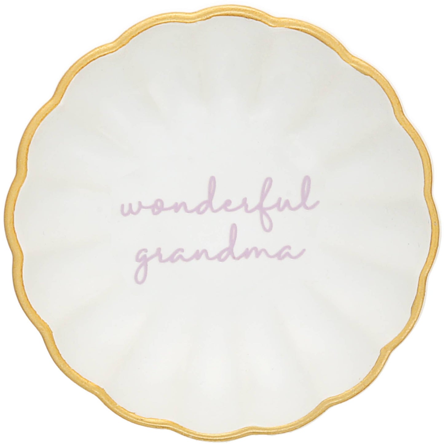 Wonderful Grandma Trinket Dish Earring Set