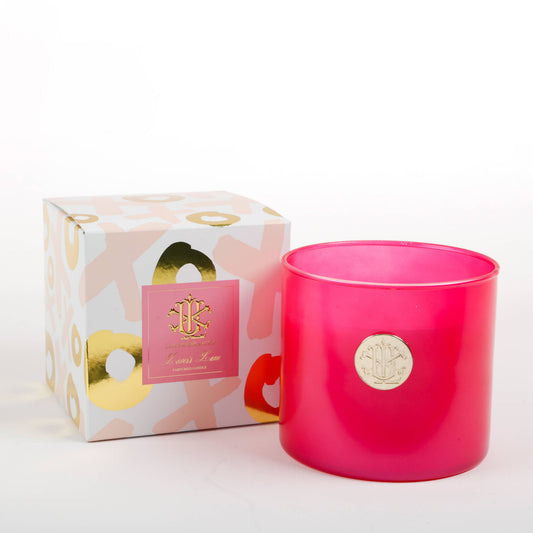 LOVER'S LANE 8 OZ DESIGNER BOX CANDLE