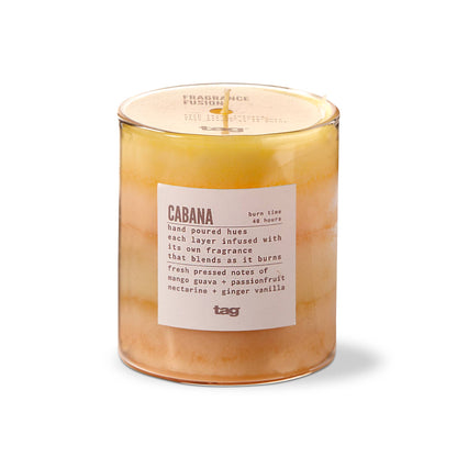 Fragrance Fusion Cabana Yellow Glass