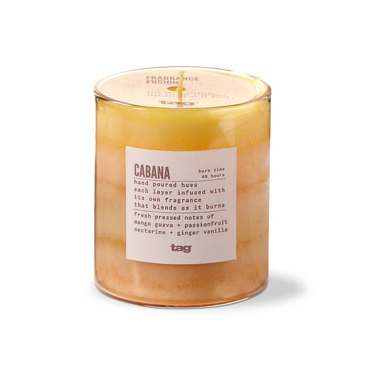 Fragrance Fusion Cabana Yellow Glass