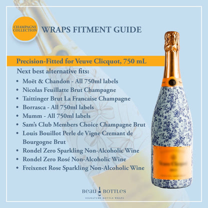 Beau Bottles Happy Birthday Floral - Champagne Collection