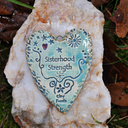 Sisterhood Strength, female empowerment, year round ornament