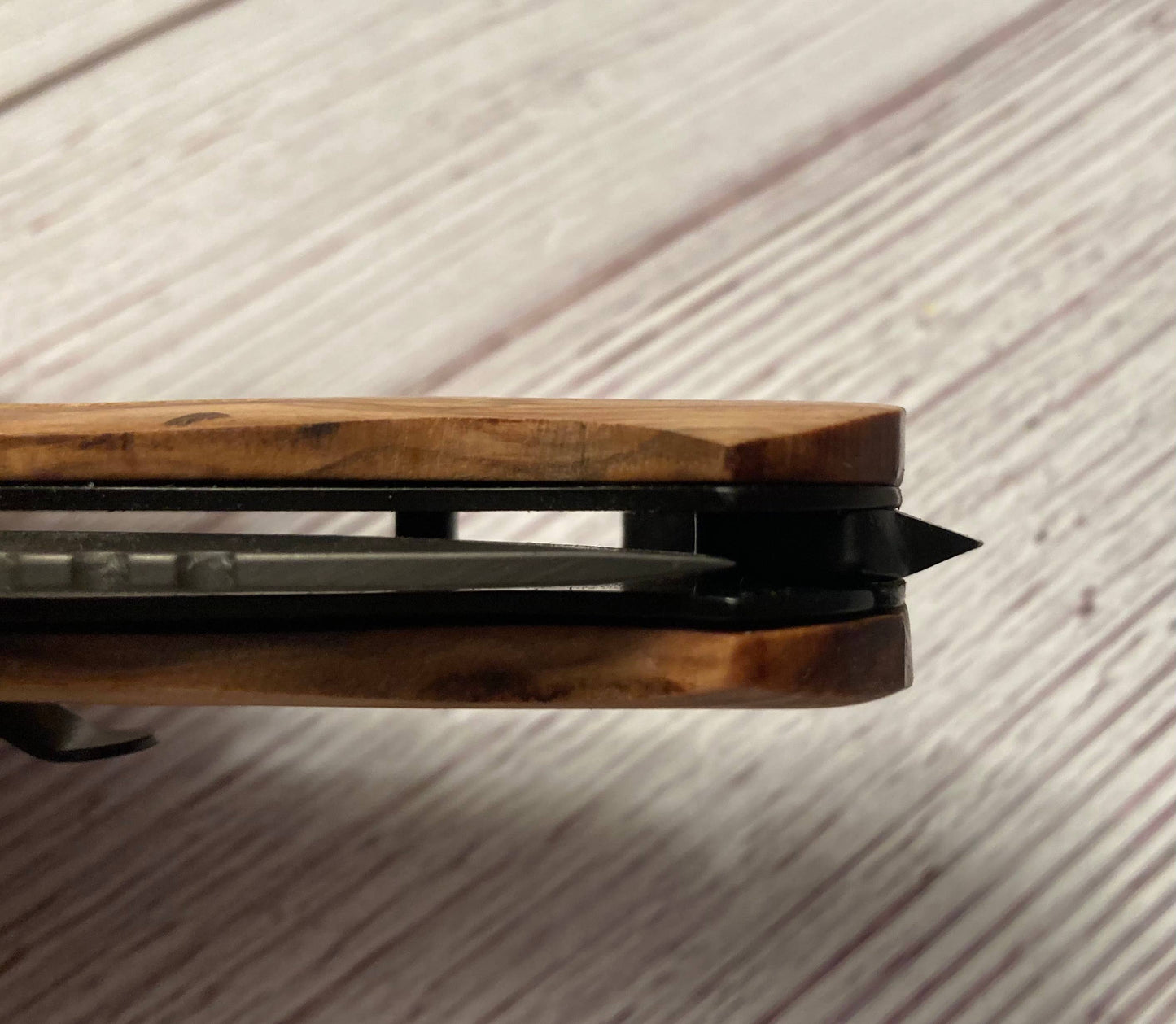 Firefighter Emblem Knife -Quail Tail Laser Art