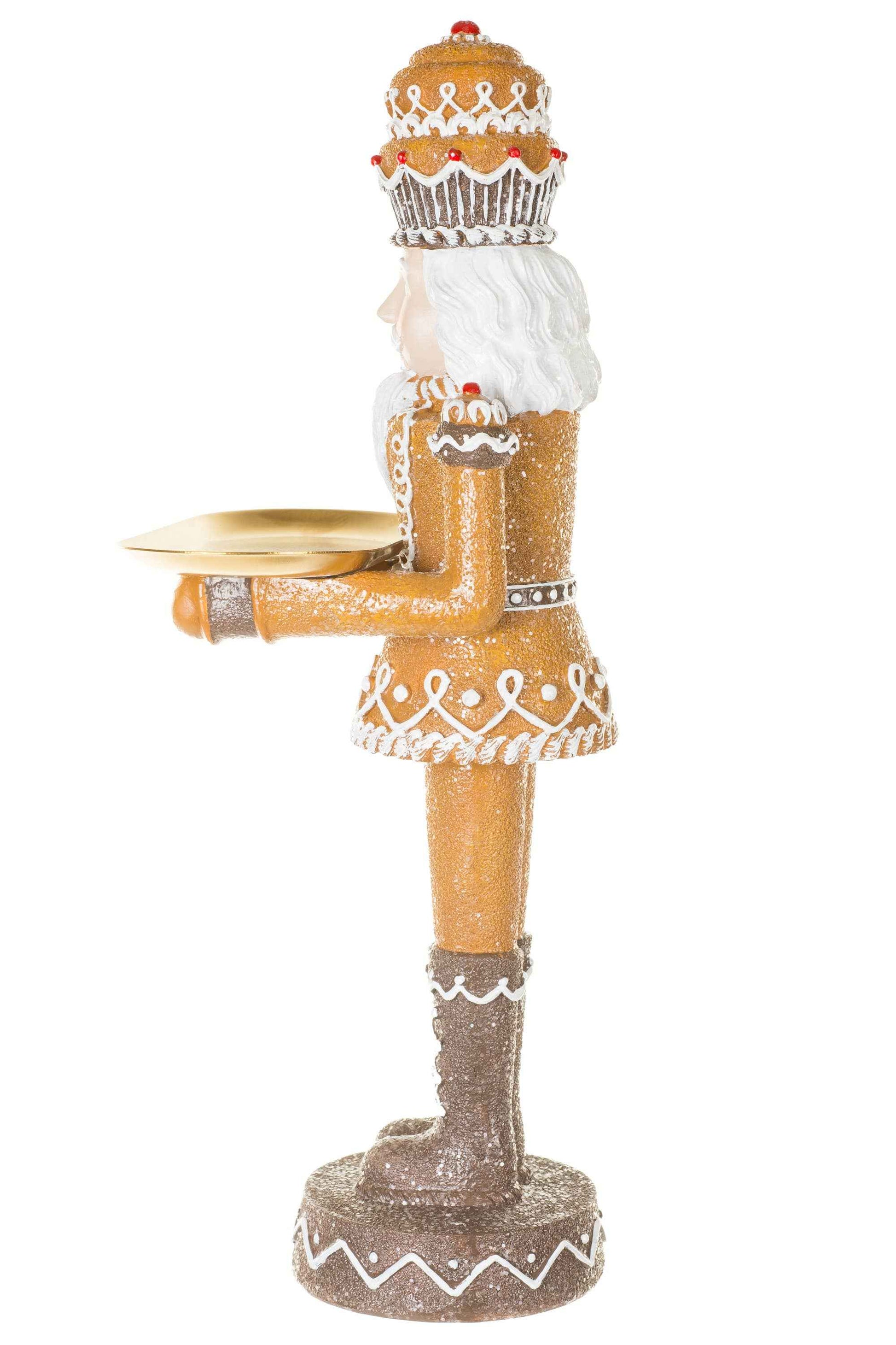 NEW-Brown Gingerbread Nutcracker