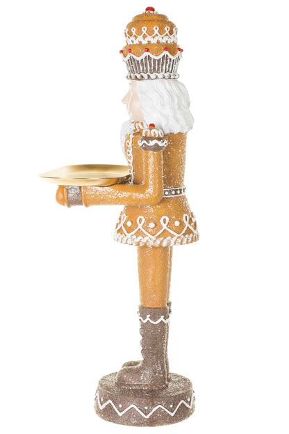 NEW-Brown Gingerbread Nutcracker