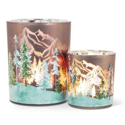 Small Frost Trees Votive