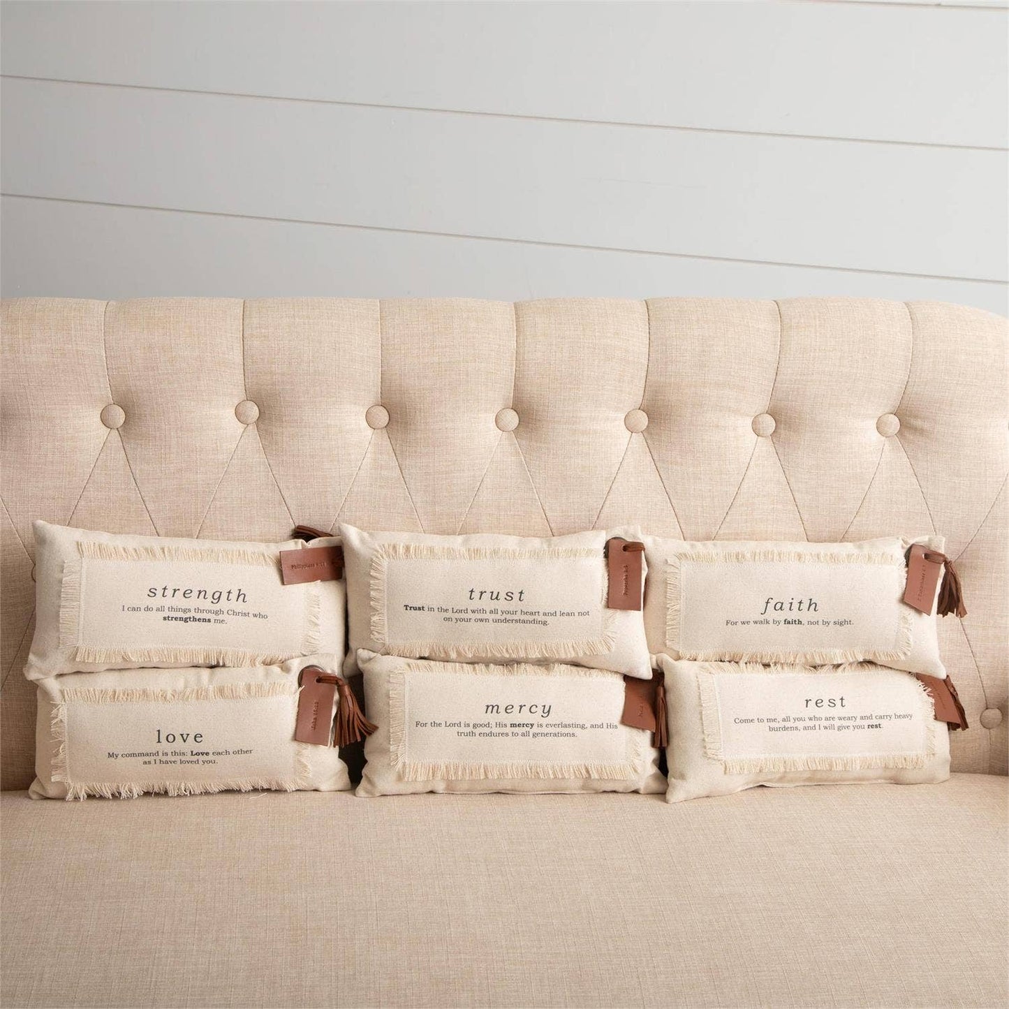 Mini Pillows - Bible Verses -sold seperately