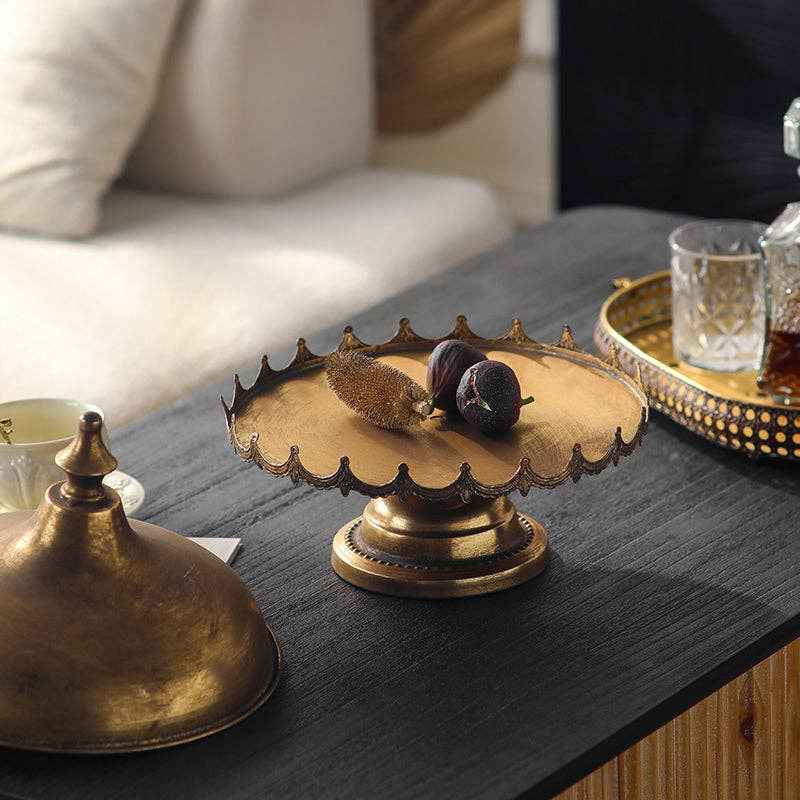 Metal Cloche with Base