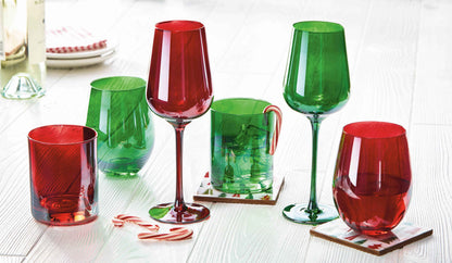 Celebration DOF Glass Red Glass Christmas: Red / Soda lime glass / Hand wash