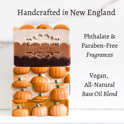 Pumpkin Spice Fall Handmade Bar Soap - 4oz