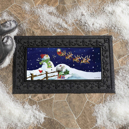 Santa & Snowman Sassafras Switch Mat