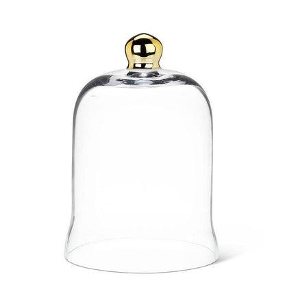 Bell Shaped Cloche with Gold Knob