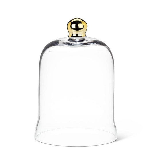 Bell Shaped Cloche with Gold Knob