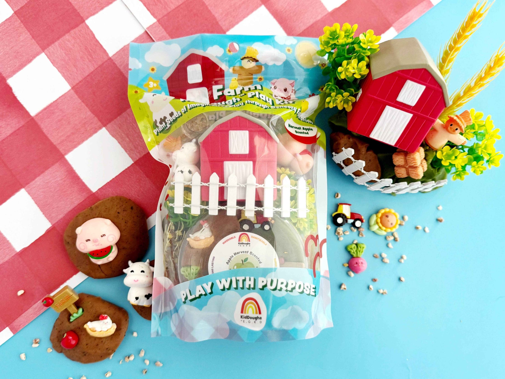 Farm KidDough Play Kit