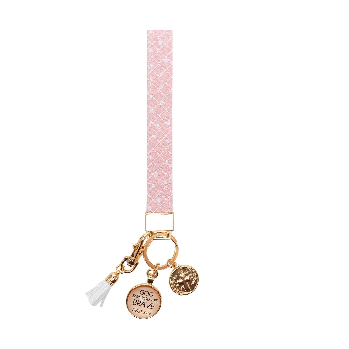 Llavero de pulsera: Valiente Deuteronomio 3:16