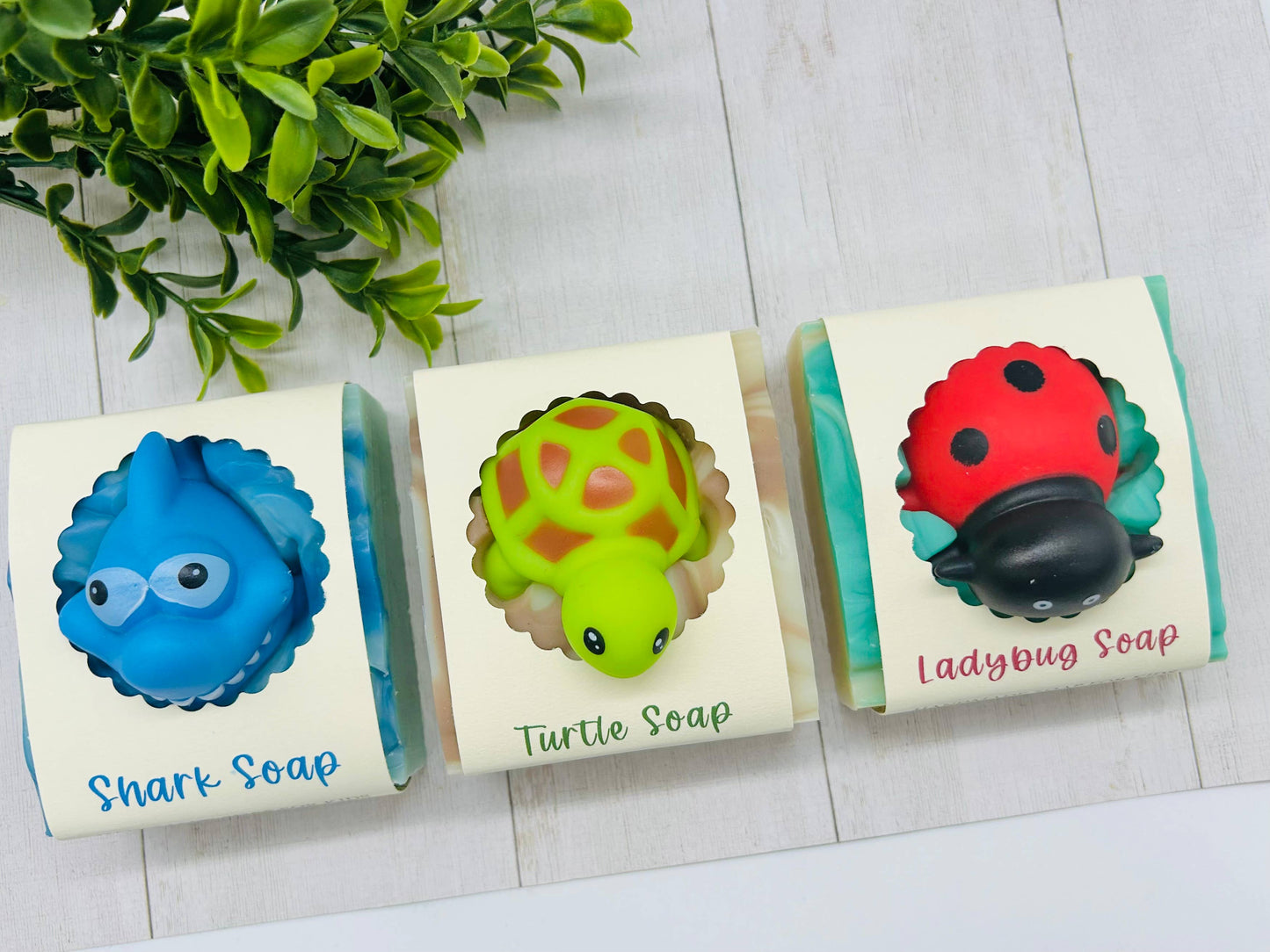 Jabón artesanal Turtle para niños VEGANO PROCESO EN FRÍO