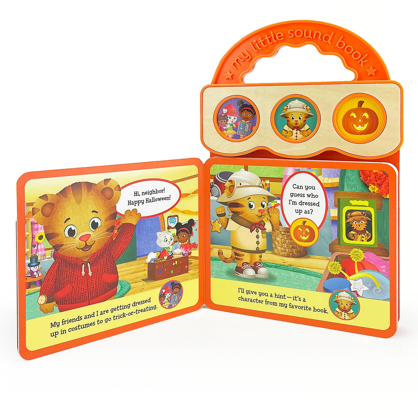 Daniel Tiger Happy Halloween 3-Button Sound Book