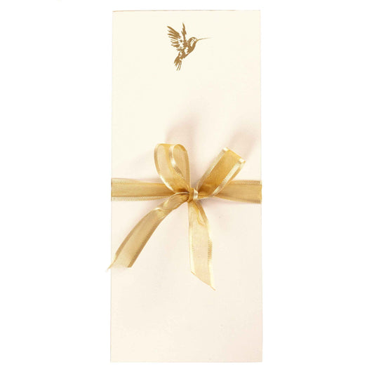 La Petite Presse Hummingbird Gilded Desktop Notepad