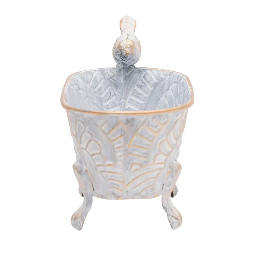 Black & White Enamel Mini Bathtub