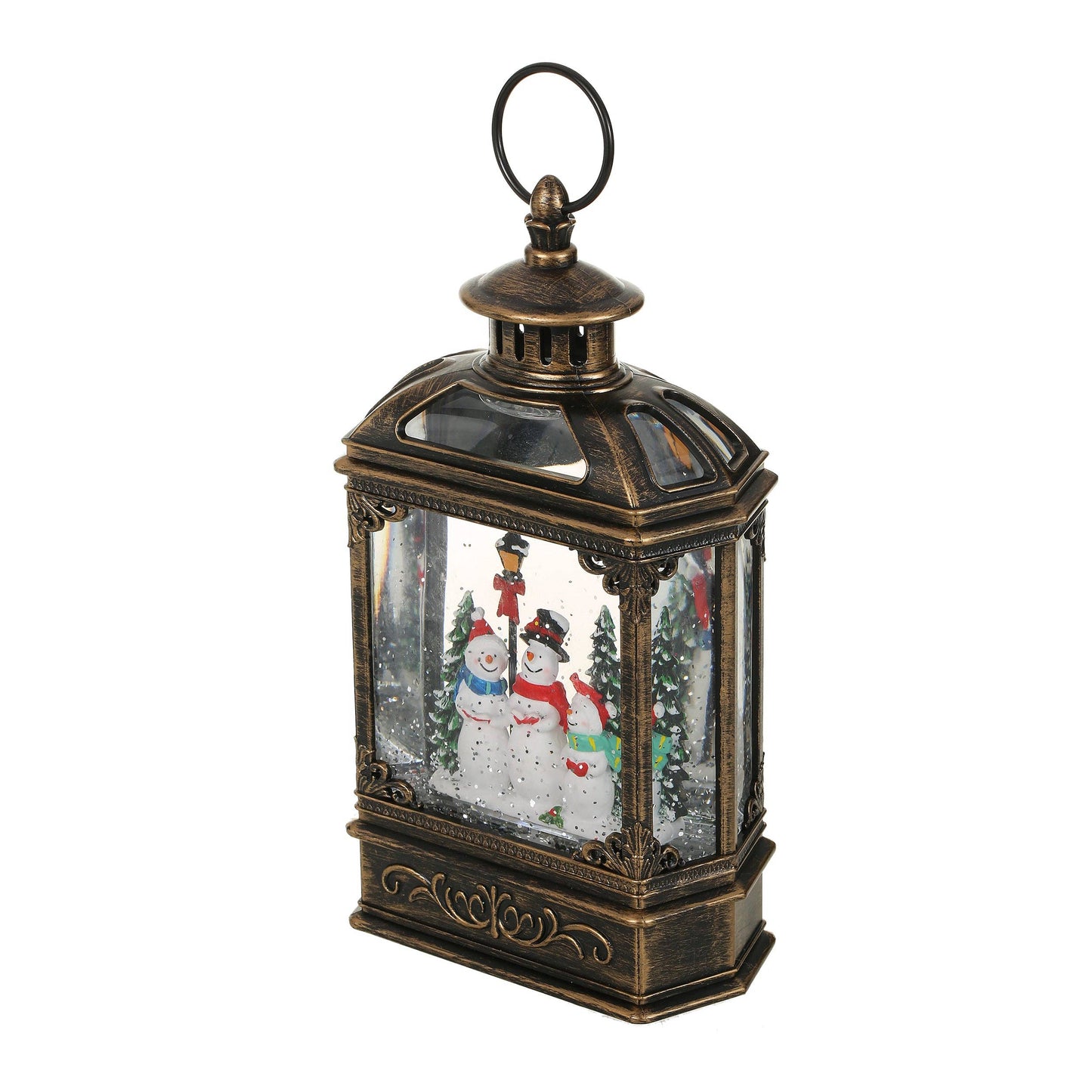 Christmas Vintage Snow Globe Lantern