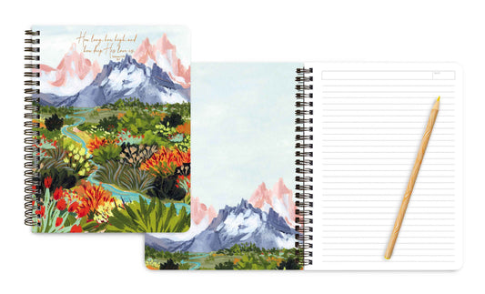 Legacy - Mountains Faith Notebook w/ Foil