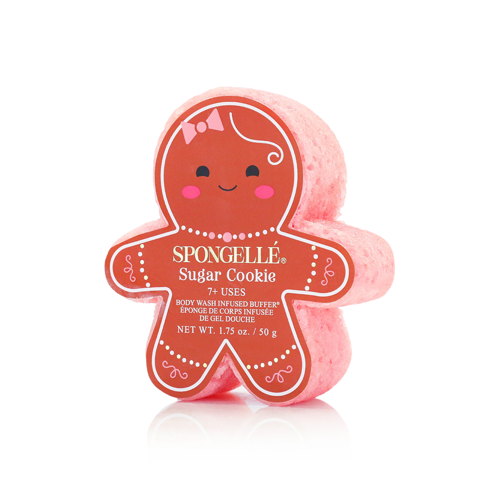 Spongellé | Navidad 2025 | Regalos para calcetines navideños | Regalos - Set de regalo navideño de pan de jengibre Everything Nice. Regalo de Navidad 2025.