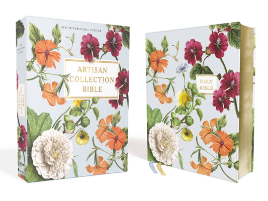 NIV Artisan Collection Bible Leathersoft Blue Floral