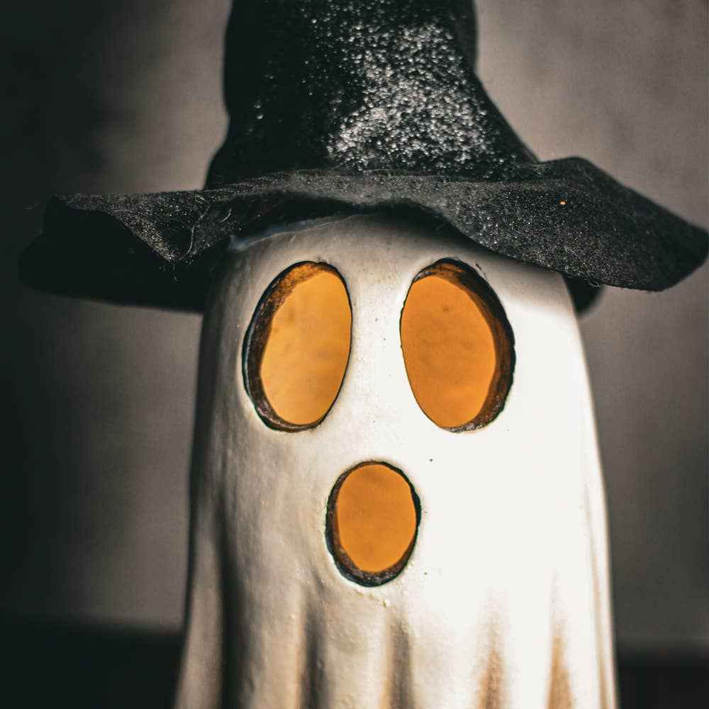 Witch Hat Ghost LED Light – Halloween Home Decor Gift