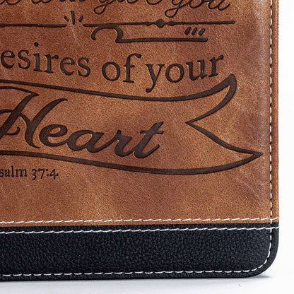 Divinity Boutique - Brown & Black Zippered Journal: Take Delight