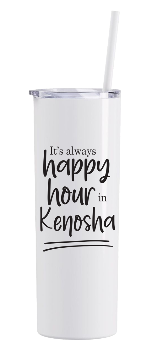 Familiar Goods - Always Happy Hour-Skinny Tumbler