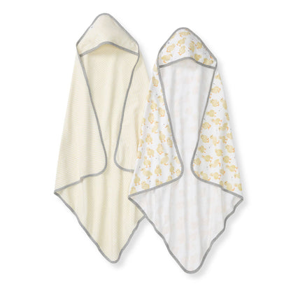 Little Ducks Organic Cotton Hooded Towels 2 Pack