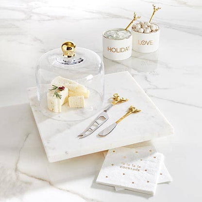 Gold Holiday Dip Bowls Book Box
