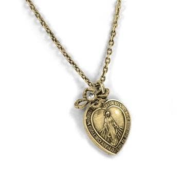 Lord's Prayer Pendant Necklace