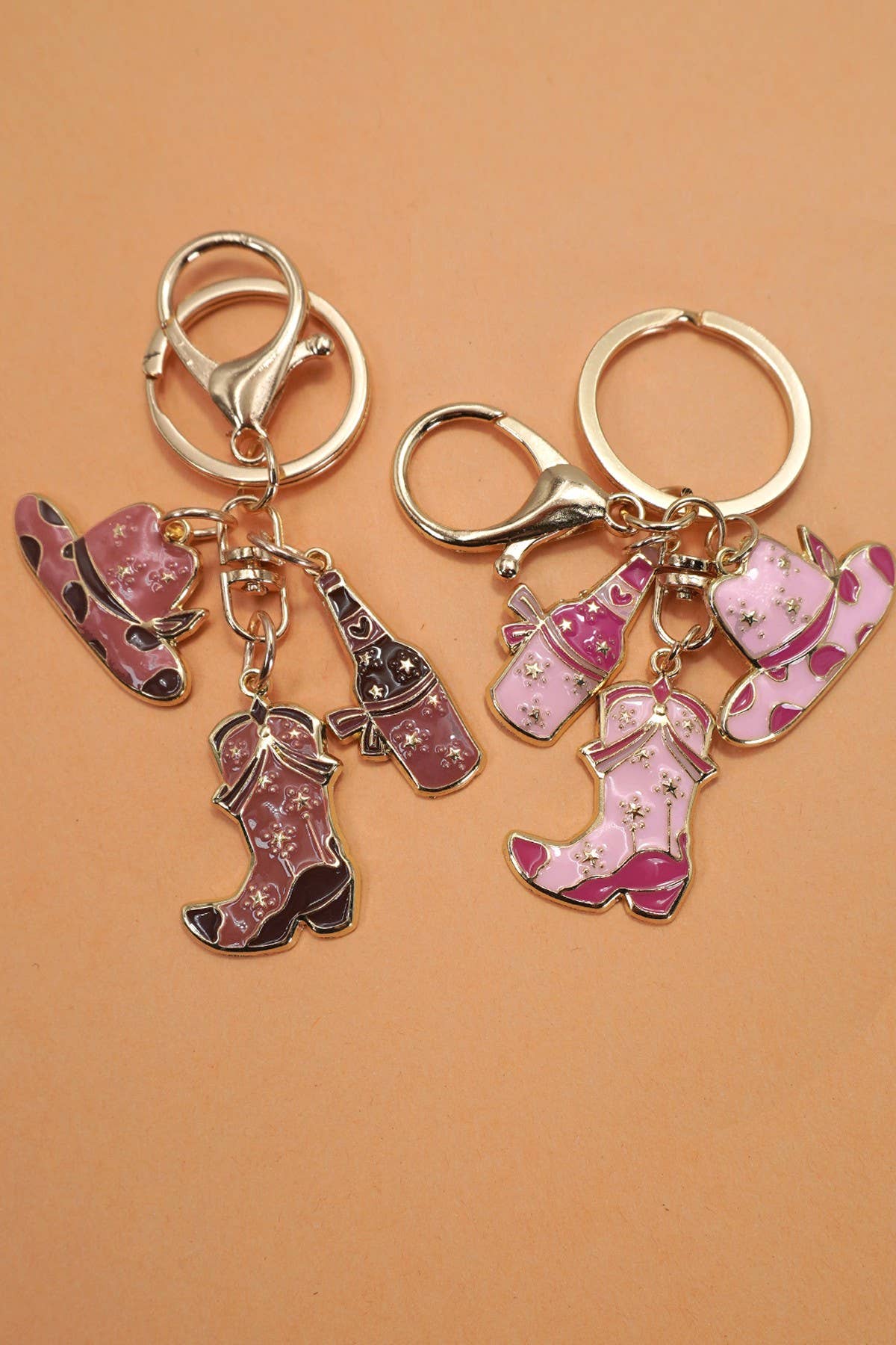 WESTERN BOOT HAT WINE BAG KEYCHAIN – The Olive Branch Boutique