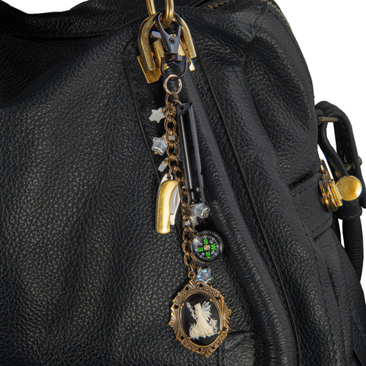NoMonet - Charm de emergencia para bolso de mochila: Hada Reina Cameo