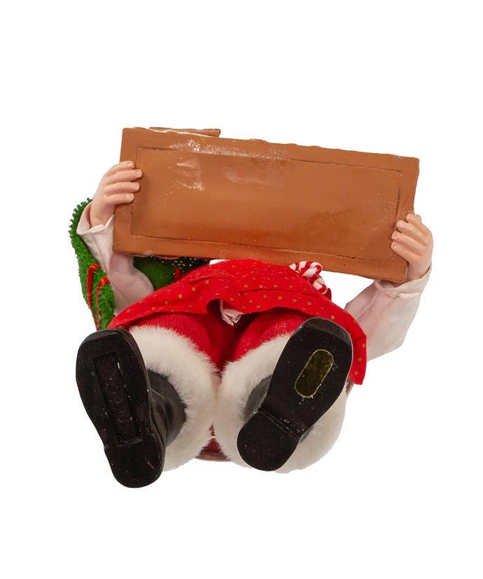 11"Fabrche Chef Santa+Gingrbd Train