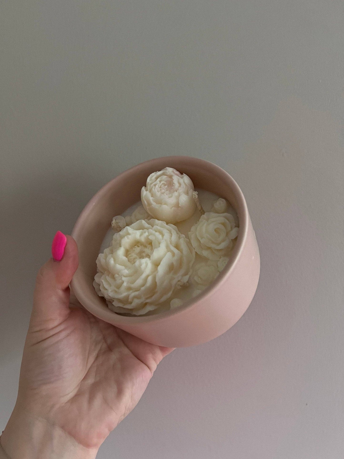 Handmade Ceramic Jar Candle - 8 oz 2.5x4.5in - Container